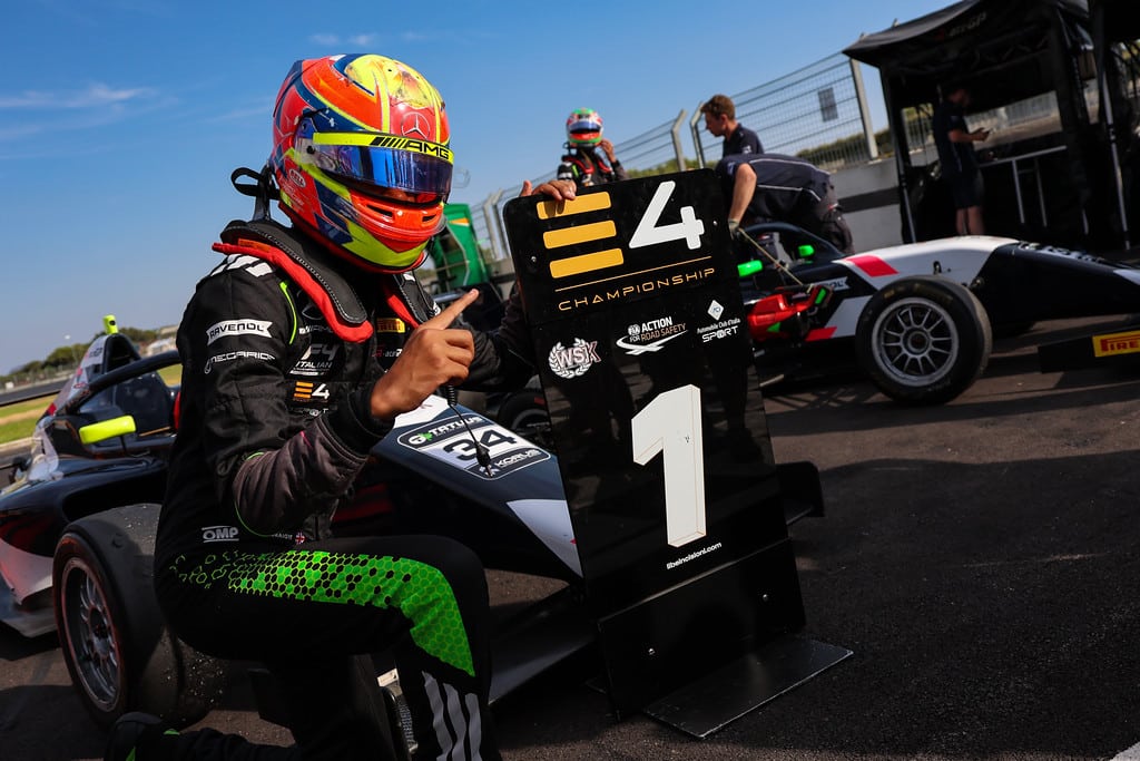 Kenzo Craigie vincitore di Gara 3, E4 2026 Paul Ricard (© archiviofotografico.acisport.it)
