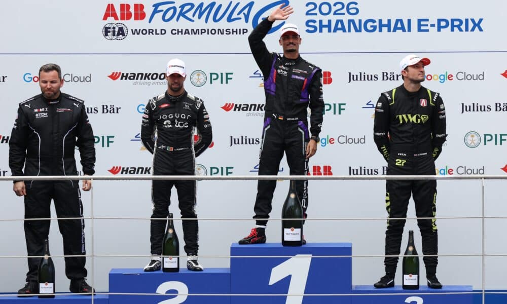 podio formula e shanghai 2026 gara 1