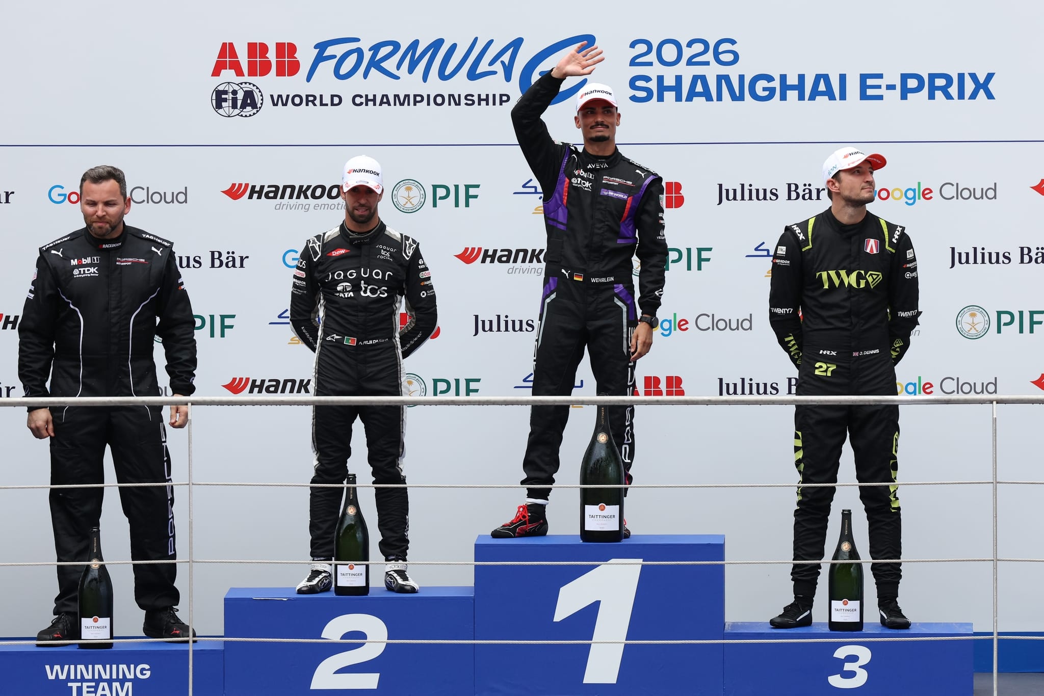 podio formula e shanghai 2026 gara 1