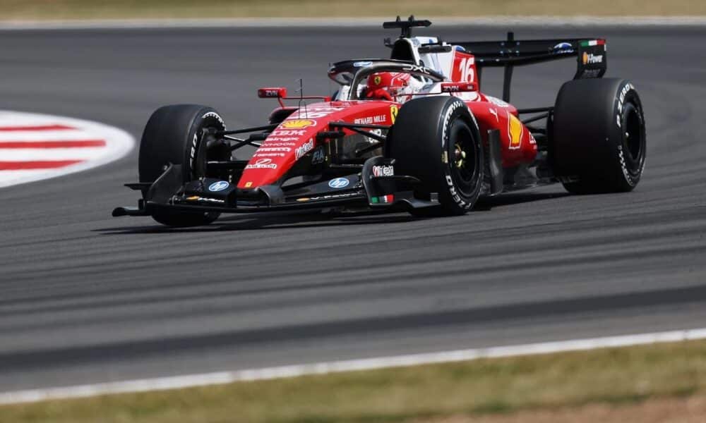 Charles Leclerc a Silverstone (© Ferrari Media Centre)