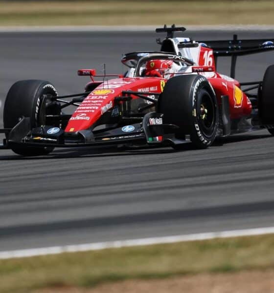 Charles Leclerc a Silverstone (© Ferrari Media Centre)