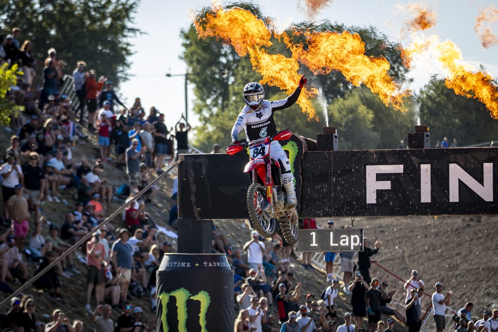 Jeffrey Herling nell'MXGP di Gran Bretagna 2026 (© mxgp.com)