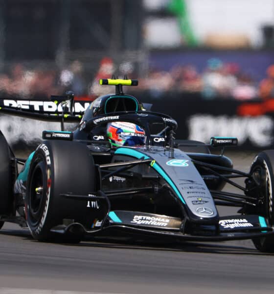 Andrea Kimi Antonelli in pole position nelle qualifiche del GP di Gran Bretagna 2026 (© Mercedes Media Centre)