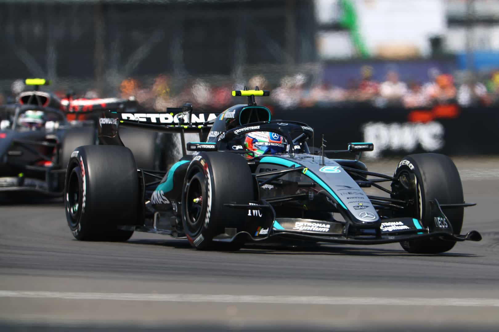 Kimi Antonelli durante il GP di Gran Bretagna 2026 (© Mercedes Media Centre)