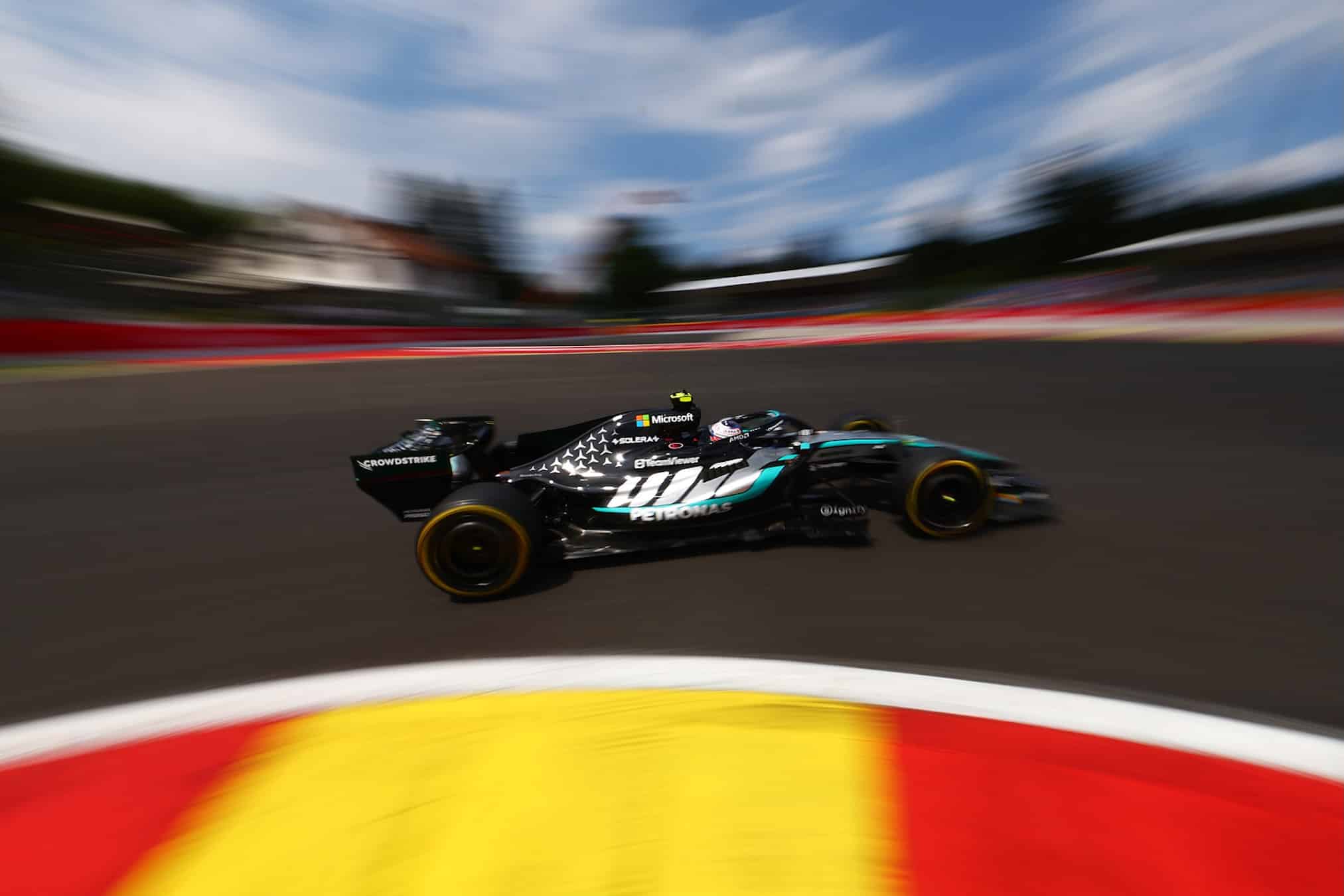 Andrea Kimi Antonelli durante il fine settimana del F1 GP del Belgio 2026 (© Mercedes F1 AMG Media Centre)