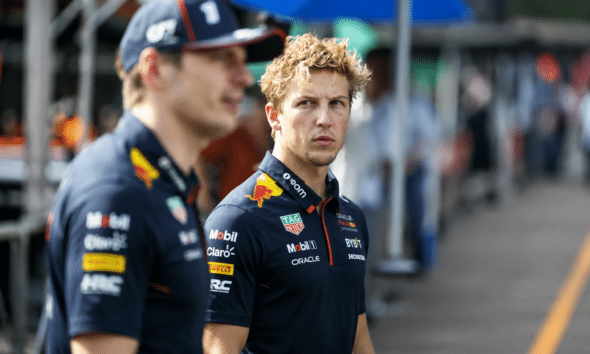 Liam Lawson e Max Verstappen come compagni di squadra in Red Bull (© formula1.com)