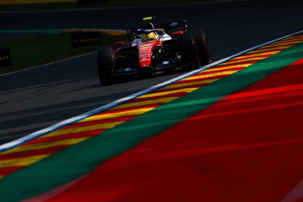 Lewis Hamilton a Spa (© Ferrari Media Centre)