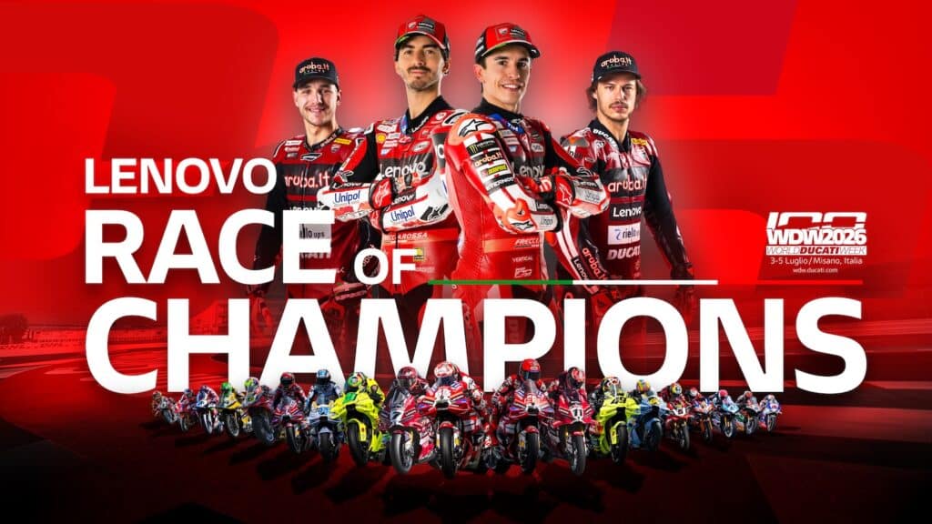 La locandina della Race of Champions 2026 (© Ducati Media House)