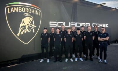Alcuni piloti dei Lamborghini Young Driver Programs 2026 (© Lamborghini)