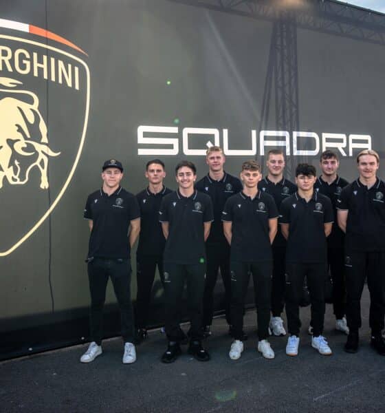 Alcuni piloti dei Lamborghini Young Driver Programs 2026 (© Lamborghini)