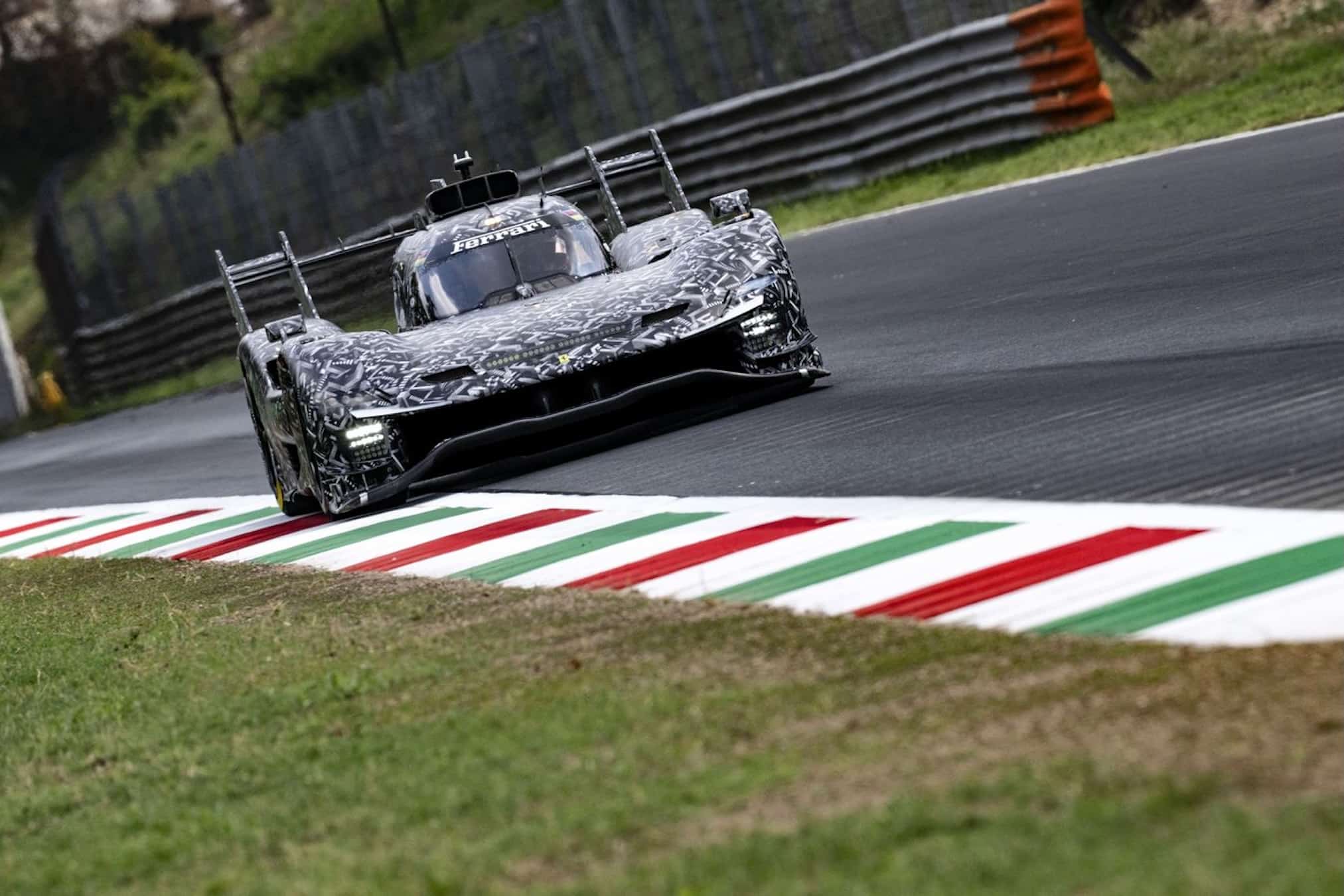 La Ferrari 499P Evo a Monza (© Ferrari)