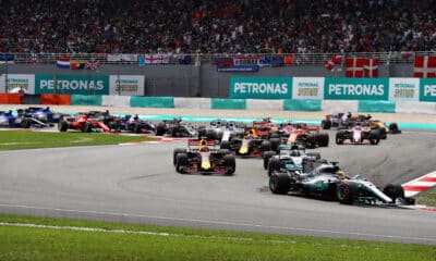 La partenza dell'ultimo GP della Malesia nel 2017 (© Red Bull Content Pool)
