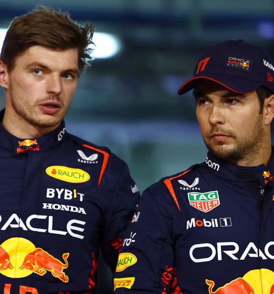 Sergio Perez e Max Verstappen compagni di squadra in Red Bull dal 2021 al 2024 (© formula1.com)