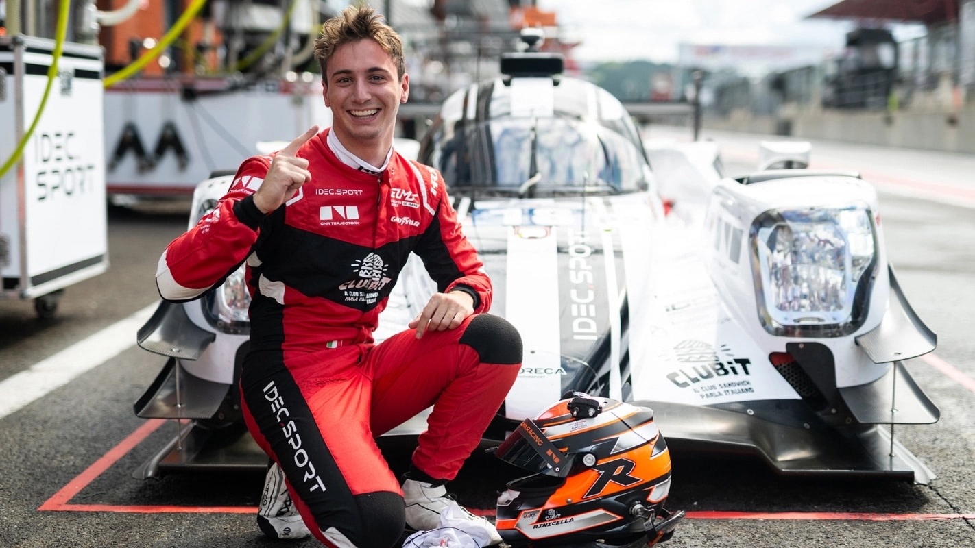 Valerio Rinicella con la sua IDEC Sport #18 (© ELMS)