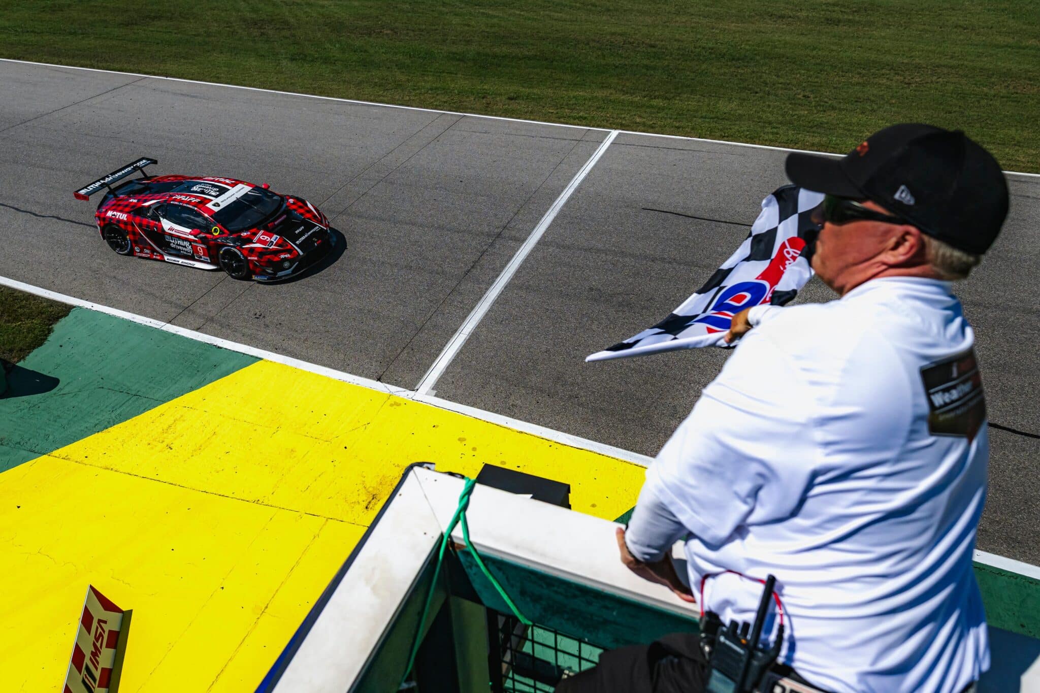 Lamborghini Temerario GT3, Pfaff Motorsport #9, vincitrice in Virginia della calsse GTD Pro