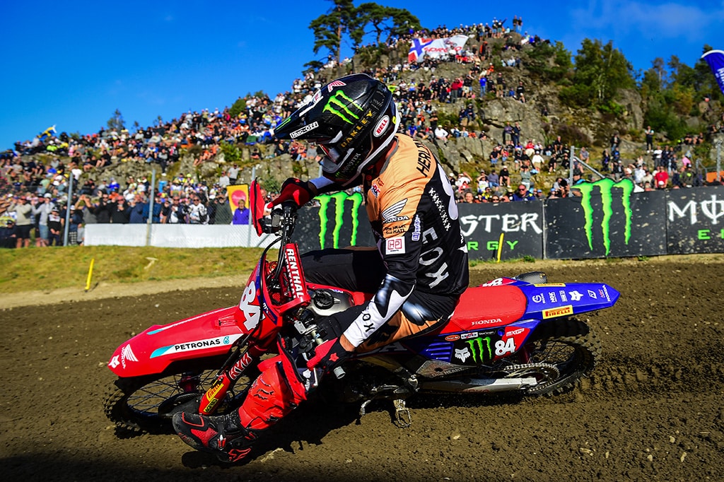 Jeffrey Herlings in azione in Svezia