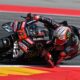 Marco Bezzecchi in pista ad Aragon (© motogp.com)