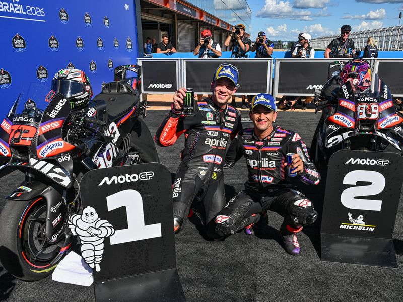 Bezzecchi e Martin dopo il GP del Brasile