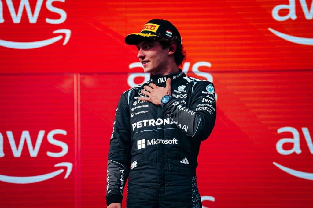 Antonelli in Ungheria (© Mercedes Media Centre)