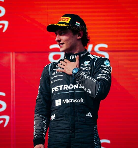 Antonelli in Ungheria (© Mercedes Media Centre)