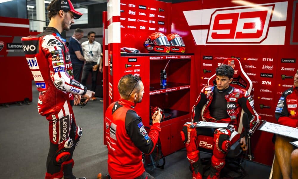 Marc Marquez e Francesco Bagnaia, Lenovo Ducati Team