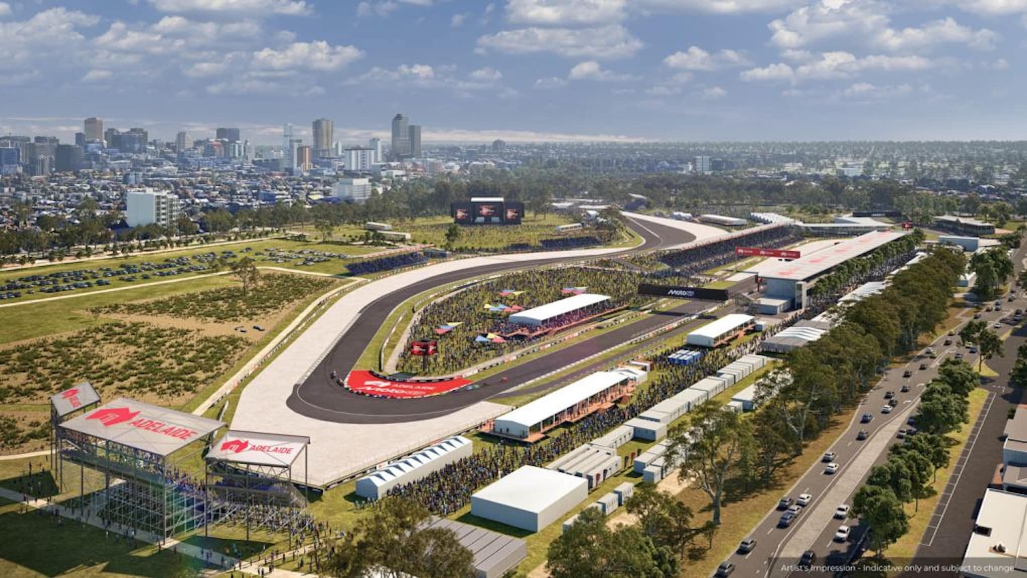 Il nuovo Adelaide Circuit (© dit.sa.gov.au)