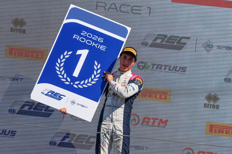 Emanuele Olivieri Rookie Champion FREC 2026 (© archiviofotografico.acisport.it)