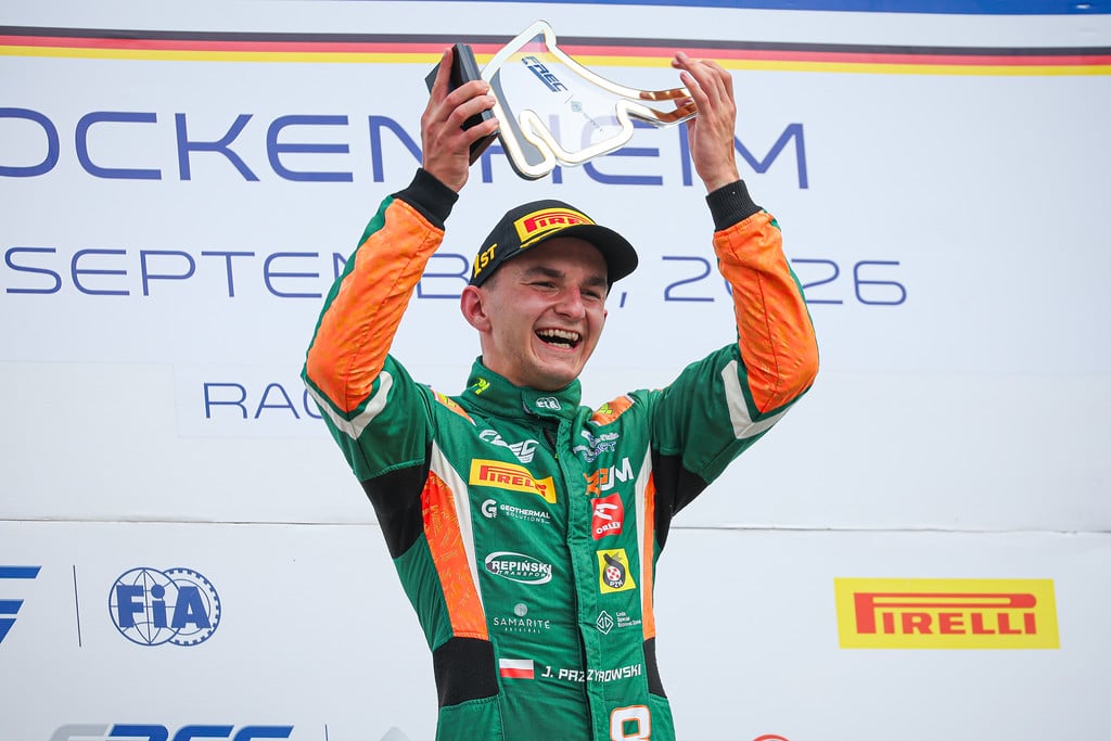 Jan Przyrowski vincitore di Gara 1 Round Hockenheim FREC 2026 (© archiviofotografico.acisport.it)
