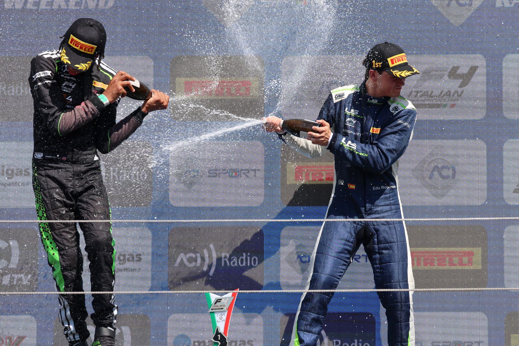 Edward Robinson vincitore Gara 1 F4 round di Imola (© archiviofotografico.acisport.it)