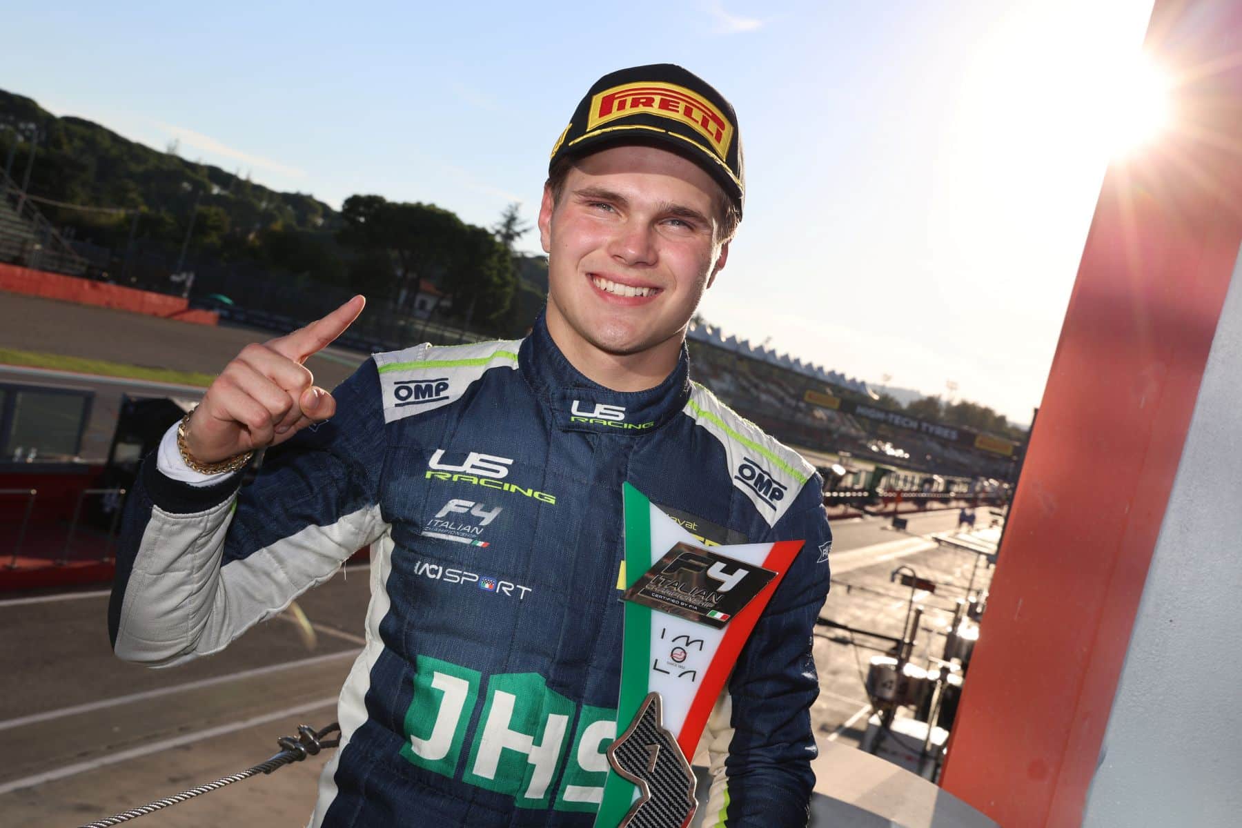 Luka Sammalisto vincitore Gara Finale F4 round di Imola (© archiviofotografico.acisport.it)