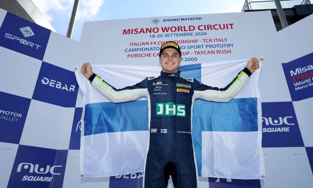 Luka Sammalisto campione 2026 della F4 Italiana (© archiviofotografico.acisport.it)