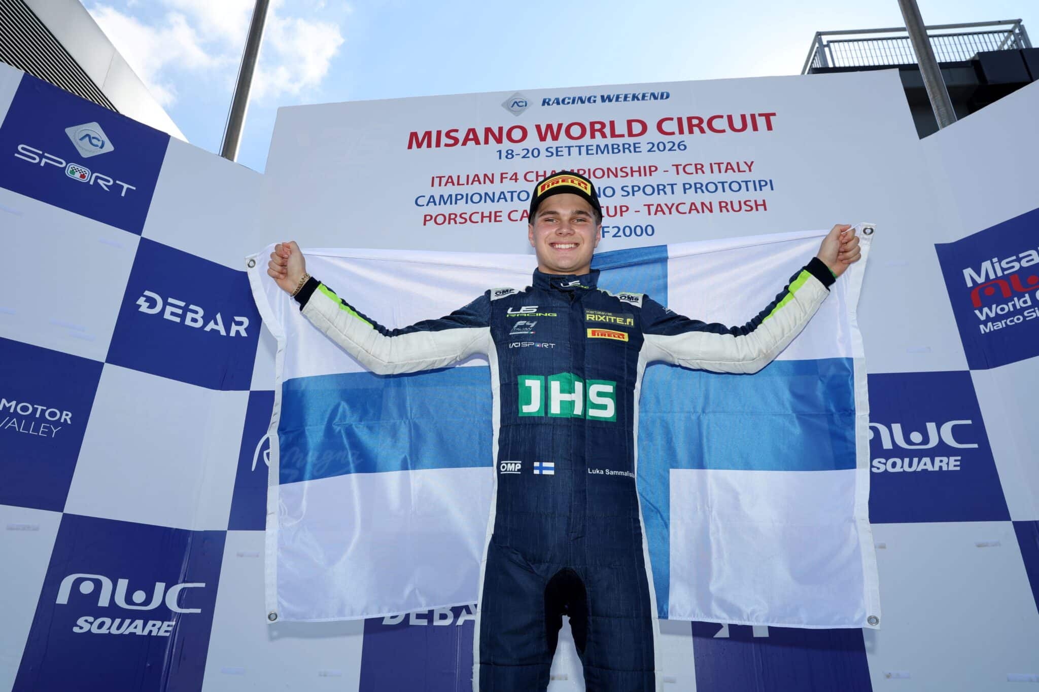 Luka Sammalisto campione 2026 della F4 Italiana (© archiviofotografico.acisport.it)