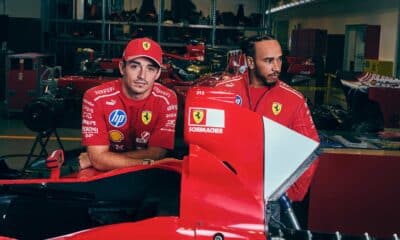 Charles Leclerc e Lewis Hamilton (© Ferrari Media Centre)