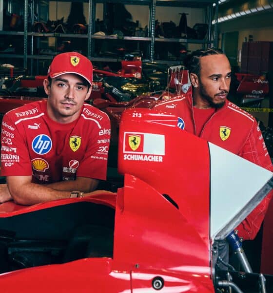 Charles Leclerc e Lewis Hamilton (© Ferrari Media Centre)