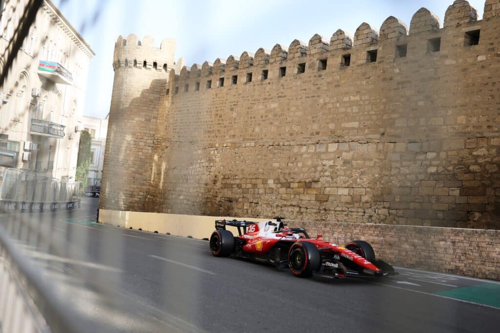 leclerc f1 gp azerbaijan