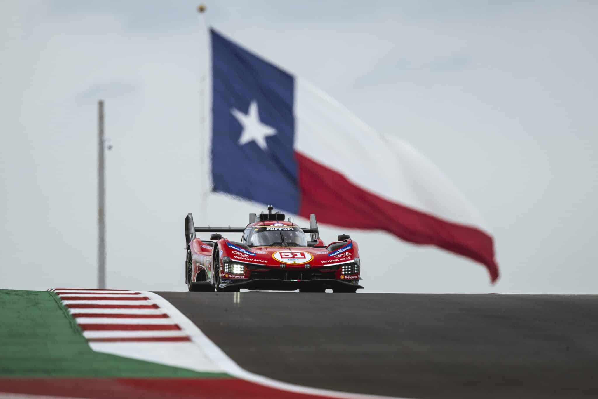 La Ferrari #51 ad Austin (© FIA WEC / DPPI)