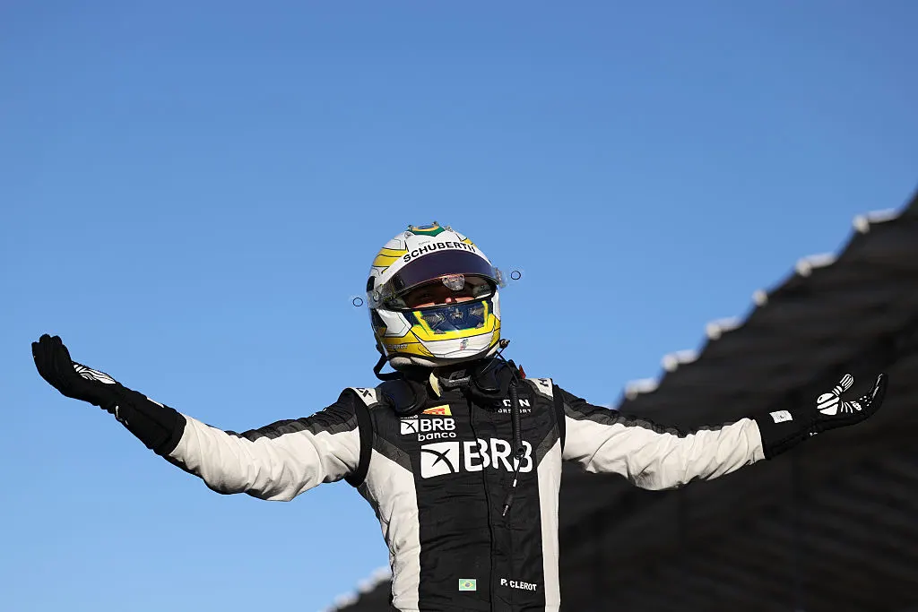 Pedro Clerot vincitore della Feature Race 1 a Madrid (© fiaformula3.com)