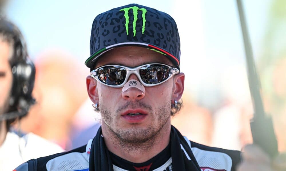 Marco Bezzecchi, Aprilia Racing, sulla griglia di Misano