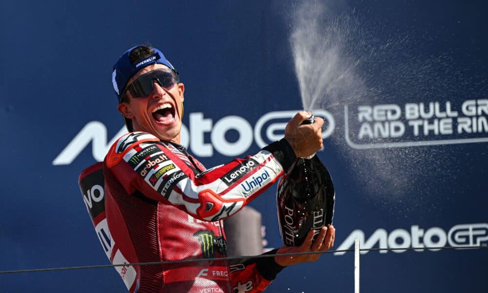 Marc Marquez, Ducati Lenovo Team, vincitore a Misano 2026