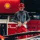 Charles Leclerc nei box di Monza (© Ferrari Media Centre)