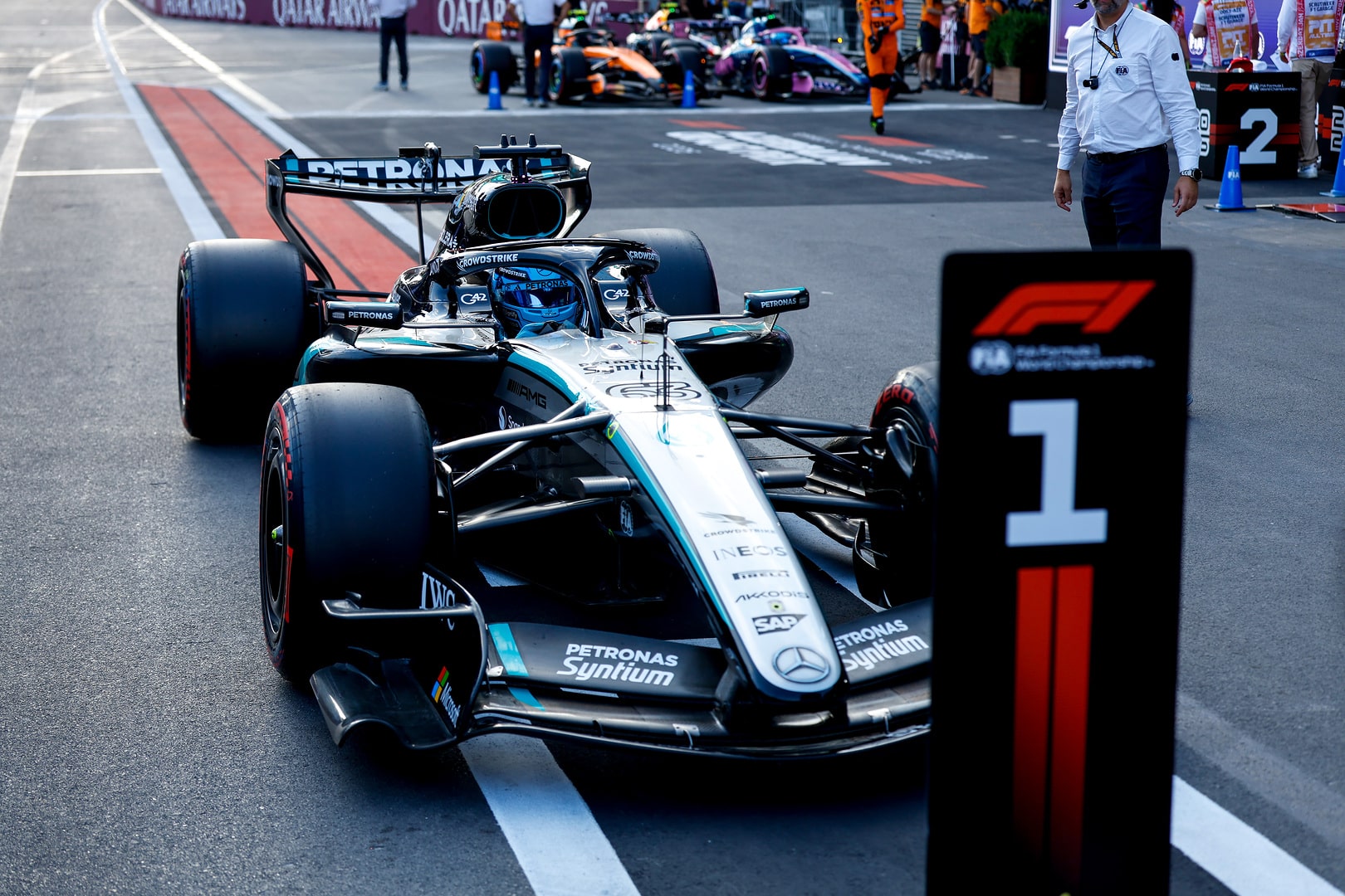 russell f1 gp azerbaijan 2026