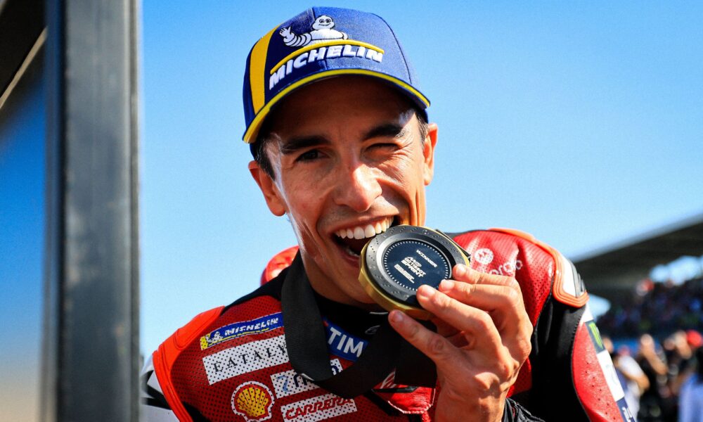 Marc Marquez, Ducati Lenovo Team, vincitore della Sprint a Misano