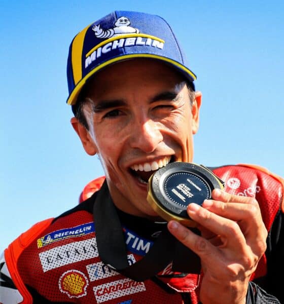 Marc Marquez, Ducati Lenovo Team, vincitore della Sprint a Misano