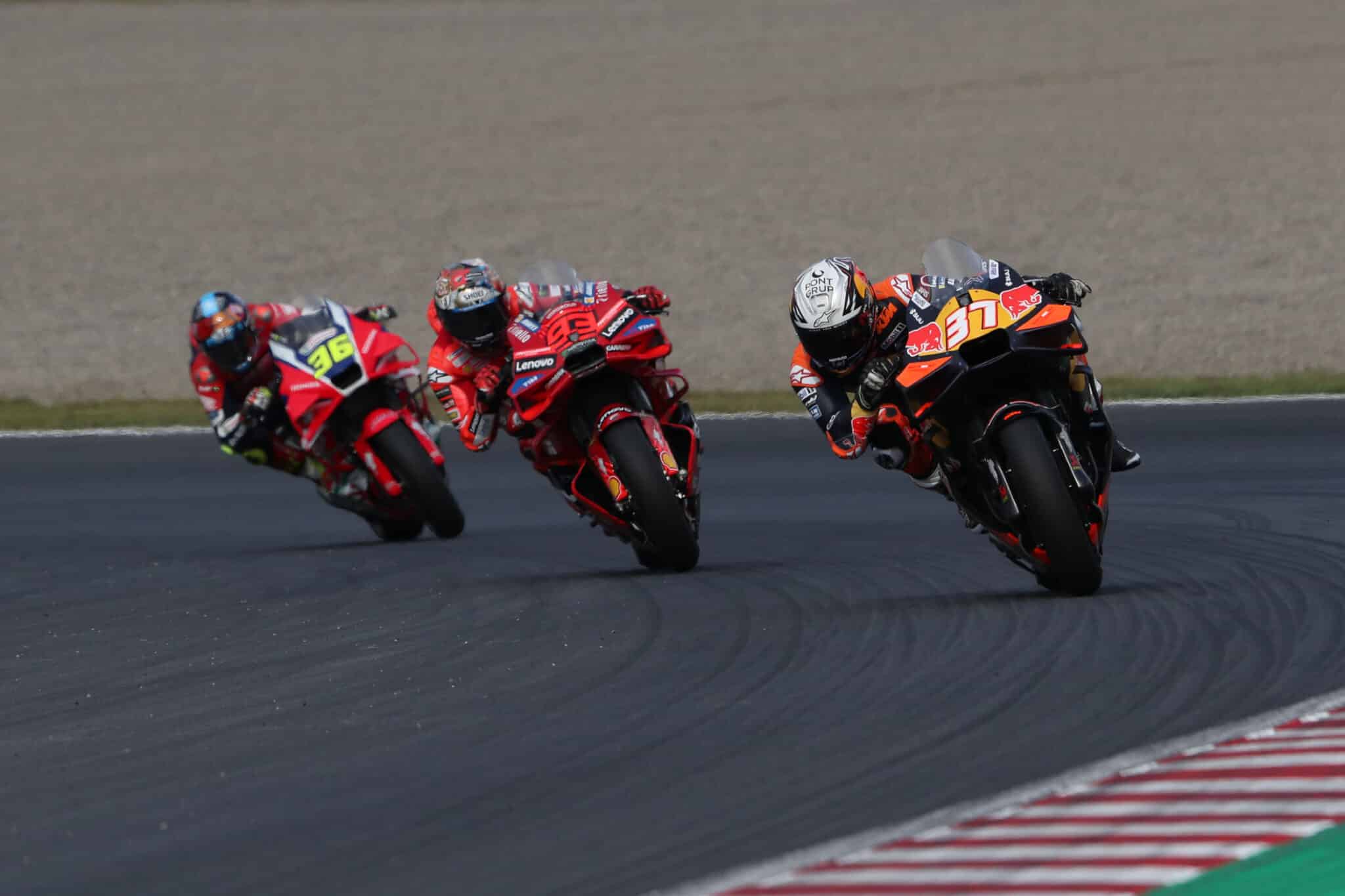 Acosta, M. Marquez e Mir in azione a Motegi 2025