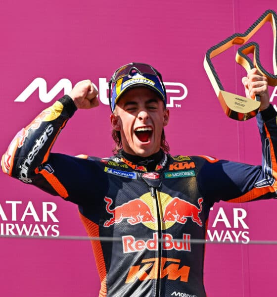 Pedro Acosta sul podio del GP d'Austria