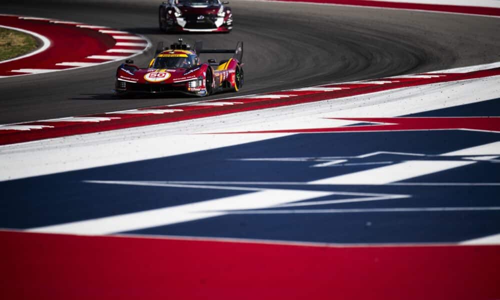 La Ferrari #50 ad Austin nel 2025 (© FIA WEC / DPPI)