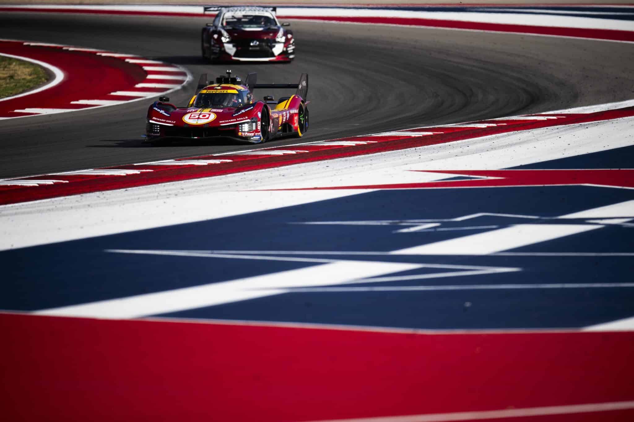La Ferrari #50 ad Austin nel 2025 (© FIA WEC / DPPI)