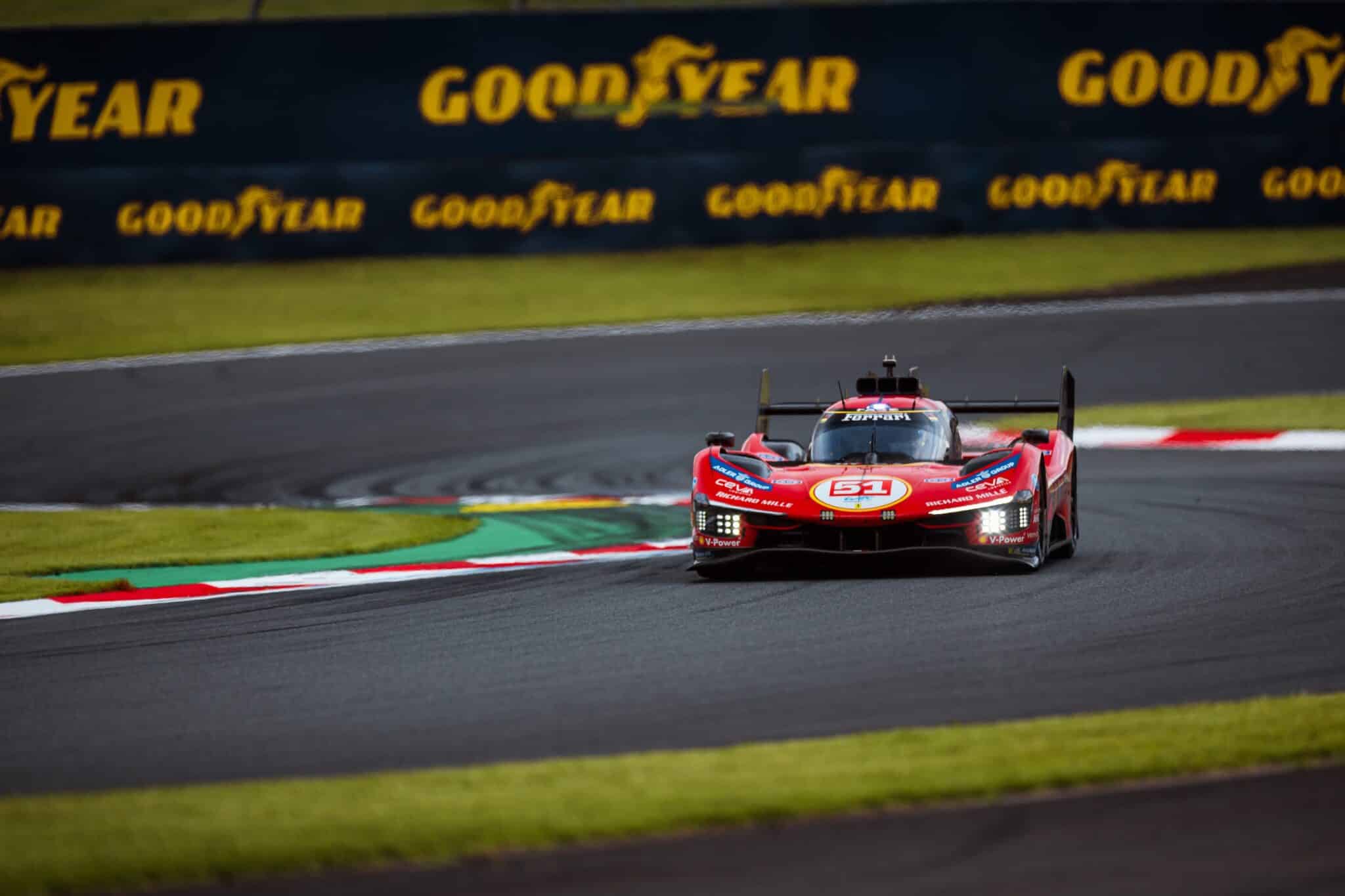 La #51 Ferrari al Fuji (© DPPI / FIA WEC)