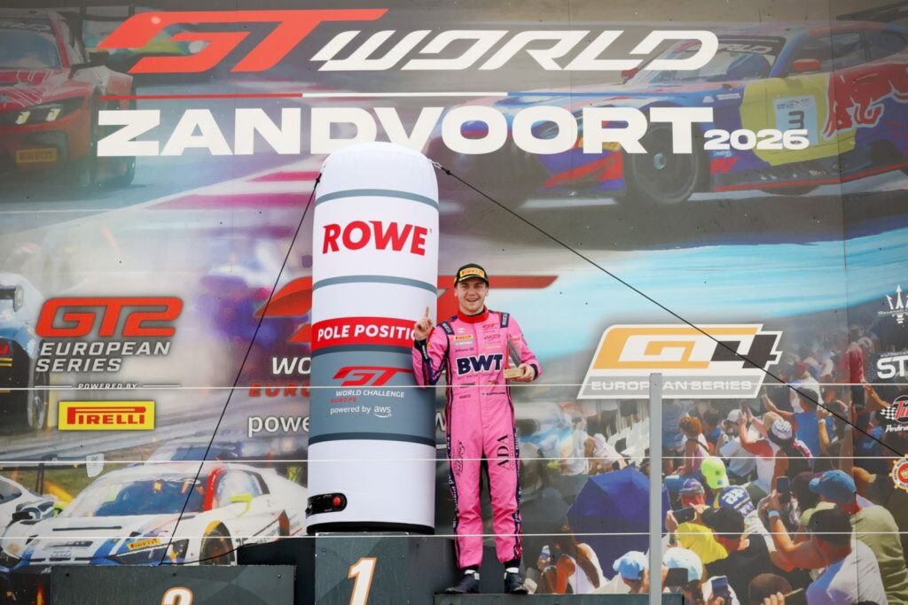 Konsta Lappalainen autore della pole position di Gara 2 GTWCE a Zandvoort sulla #69 Ferrari Emil Frey Racing (© SRO/JEP)