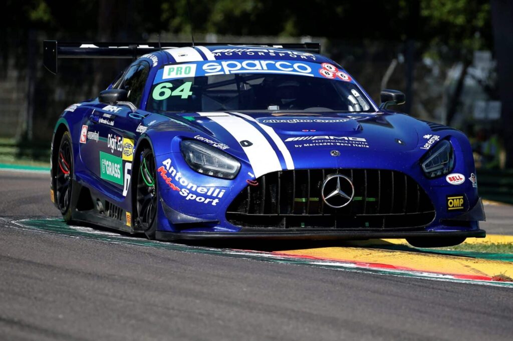 mercedes antonelli motorsport #64 gt italiano imola endurance